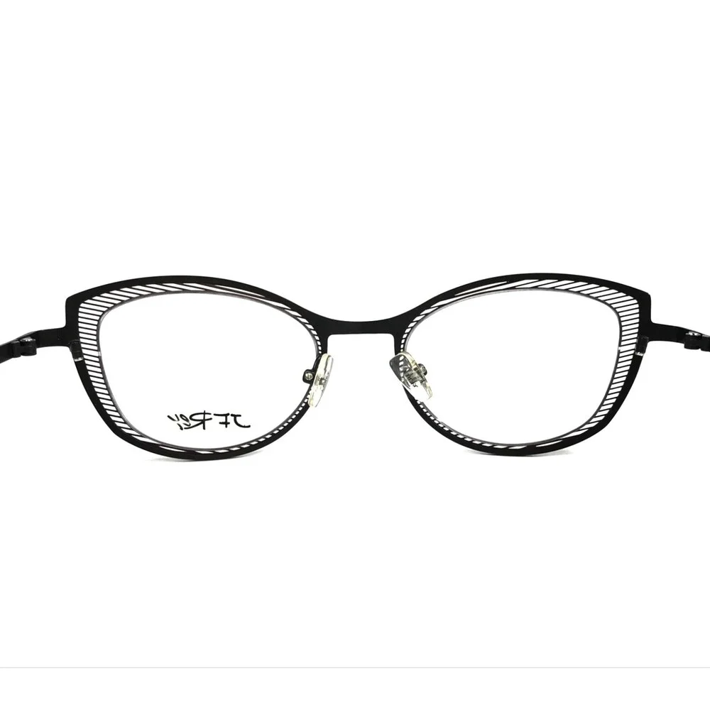 JF Rey Eyeglasses Frames JF2707 5570 Antique Gold Plum Purple Bronze 53-17-146
